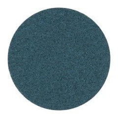 3M - 4-1/2" Diam, Aluminum Oxide Hook & Loop Disc - Very Fine Grade, Nonwoven, Series SC-DH - Industrial Tool & Supply
