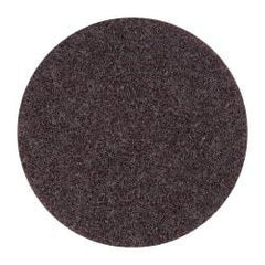 3M - 4-1/2" Diam, Aluminum Oxide Hook & Loop Disc - Medium Grade, Nonwoven, Series SE-DH - Industrial Tool & Supply