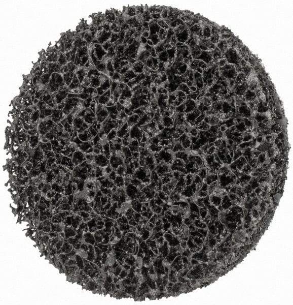 3M - 4" Diam, Silicon Carbide Hook & Loop Disc - Very Coarse Grade, Nonwoven, Series CR-DH - Industrial Tool & Supply