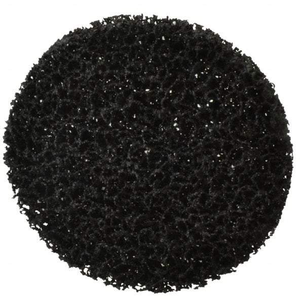 3M - 5" Very Coarse Grade Silicon Carbide Deburring Disc - 1/2" Center Hole, Arbor Connection, Black, 5,000 Max RPM - Industrial Tool & Supply