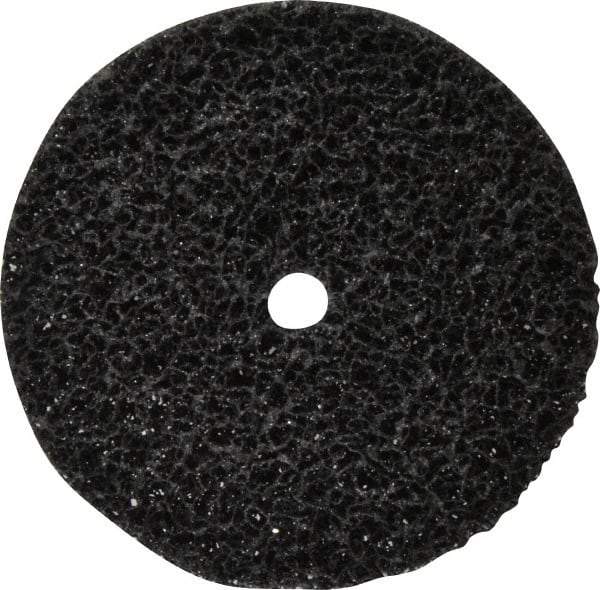 3M - 6" Very Coarse Grade Silicon Carbide Deburring Disc - 5/8" Center Hole, Arbor Connection, Black, 4,000 Max RPM - Industrial Tool & Supply