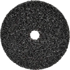 3M - 6" Very Coarse Grade Silicon Carbide Deburring Disc - 7/8" Center Hole, Arbor Connection, Black, 4,000 Max RPM - Industrial Tool & Supply