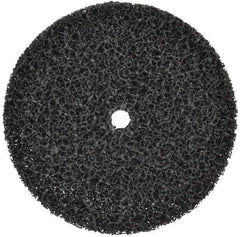 3M - 7" Very Coarse Grade Silicon Carbide Deburring Disc - 5/8" Center Hole, Arbor Connection, Black, 3,300 Max RPM - Industrial Tool & Supply