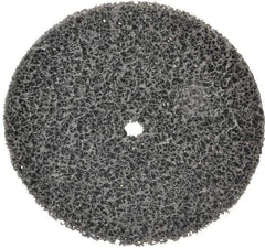 3M - 8" Very Coarse Grade Silicon Carbide Deburring Disc - 5/8" Center Hole, Arbor Connection, Black, 3,000 Max RPM - Industrial Tool & Supply