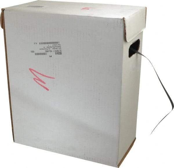 Nifty Products - 3,000 Inch Long x 1/2 Inch Wide x 0.015 Inch Thick, Postal Polypropylene Strapping Kit - 260 Lbs Tensile Strength, Contains Self Dispensing Box, Polypropylene Strapping, 150 Plastic Buckles and Tensioning Cutting Tool - Industrial Tool & Supply