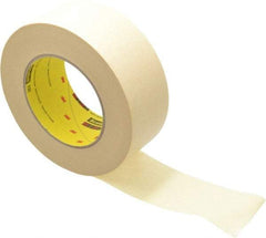 3M - 2" Wide x 60 Yd Long Tan Paper Masking Tape - Series 232, 6.3 mil Thick, 27 In/Lb Tensile Strength - Industrial Tool & Supply