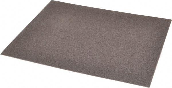 Made in USA - 60 Grit, Aluminum Oxide Adhesive Backed Sanding Sheets - Cloth, 9" x 11", Medium Grade, J Weighted Backing - Industrial Tool & Supply