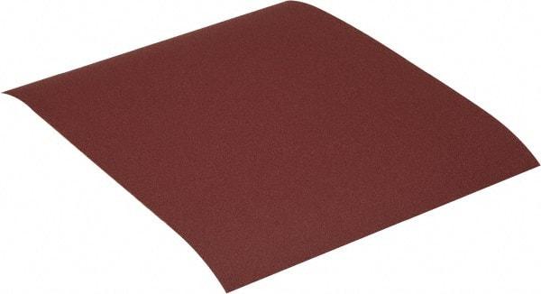 Made in USA - 240 Grit, Aluminum Oxide Adhesive Backed Sanding Sheets - Cloth, 9" x 11", Very Fine Grade, J Weighted Backing - Industrial Tool & Supply