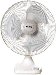 Air King - 16" Blade, 1/20 hp, 1,710 Max CFM, Oscillating Table/Wall Mounting Fans - 0.71/0.54./0.48 Amps, 120 Volts, 3 Speed - Industrial Tool & Supply