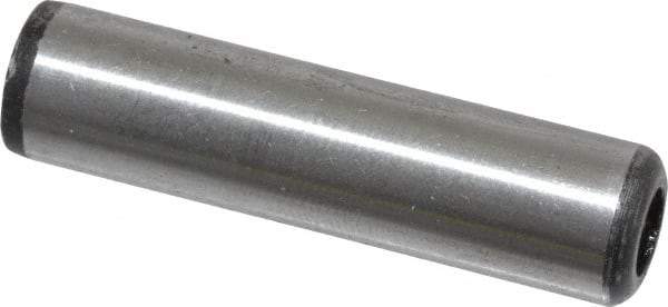 Value Collection - 3/8" Diam x 1-1/2" Pin Length Grade 8 Alloy Steel Pull Out Dowel Pin - 1 Rounded & 1 Threaded End - Industrial Tool & Supply