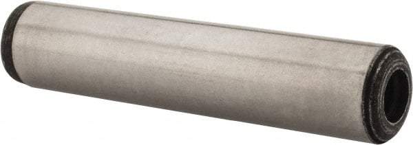 Value Collection - 3/8" Diam x 1-3/4" Pin Length Grade 8 Alloy Steel Pull Out Dowel Pin - 1 Rounded & 1 Threaded End - Industrial Tool & Supply
