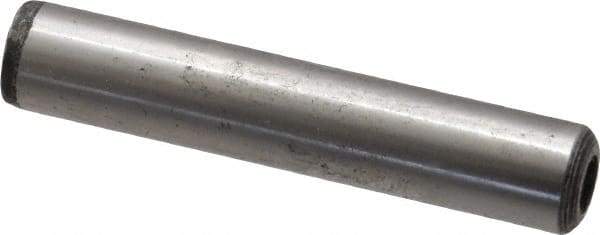 Value Collection - 3/8" Diam x 2" Pin Length Grade 8 Alloy Steel Pull Out Dowel Pin - 1 Rounded & 1 Threaded End - Industrial Tool & Supply