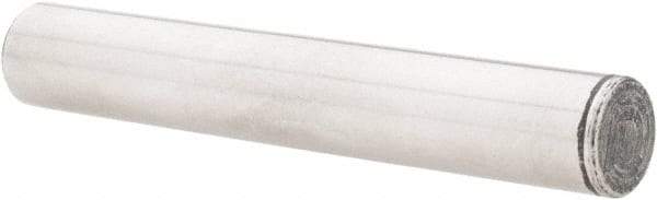 Value Collection - 3/8" Diam x 2-1/2" Pin Length Grade 8 Alloy Steel Pull Out Dowel Pin - 1 Rounded & 1 Threaded End - Industrial Tool & Supply