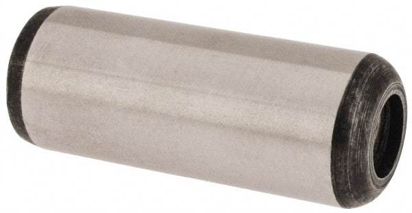 Value Collection - 1/2" Diam x 1-1/4" Pin Length Grade 8 Alloy Steel Pull Out Dowel Pin - 1 Rounded & 1 Threaded End - Industrial Tool & Supply