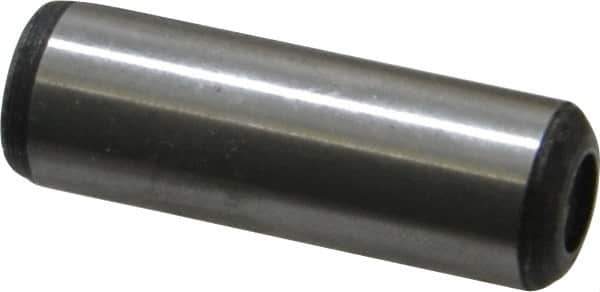 Value Collection - 1/2" Diam x 1-1/2" Pin Length Grade 8 Alloy Steel Pull Out Dowel Pin - 1 Rounded & 1 Threaded End - Industrial Tool & Supply