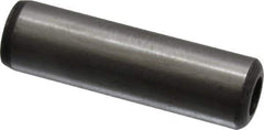 Value Collection - 1/2" Diam x 1-3/4" Pin Length Grade 8 Alloy Steel Pull Out Dowel Pin - 1 Rounded & 1 Threaded End - Industrial Tool & Supply