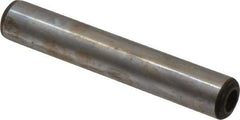 Value Collection - 1/2" Diam x 3" Pin Length Grade 8 Alloy Steel Pull Out Dowel Pin - 1 Rounded & 1 Threaded End - Industrial Tool & Supply