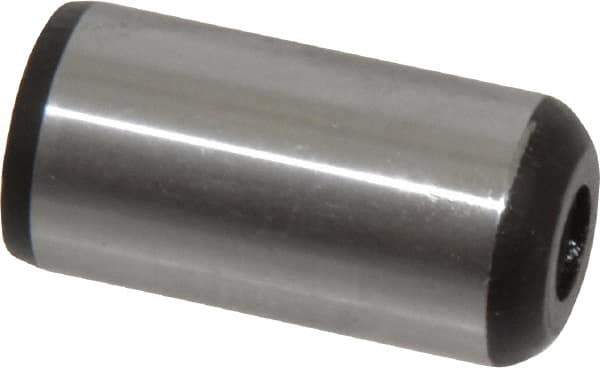 Value Collection - 5/8" Diam x 1-1/4" Pin Length Grade 8 Alloy Steel Pull Out Dowel Pin - 1 Rounded & 1 Threaded End - Industrial Tool & Supply
