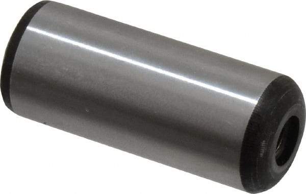 Value Collection - 5/8" Diam x 1-1/2" Pin Length Grade 8 Alloy Steel Pull Out Dowel Pin - 1 Rounded & 1 Threaded End - Industrial Tool & Supply