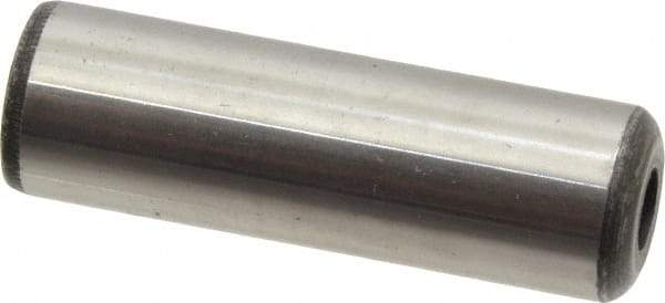 Value Collection - 5/8" Diam x 2" Pin Length Grade 8 Alloy Steel Pull Out Dowel Pin - 1 Rounded & 1 Threaded End - Industrial Tool & Supply