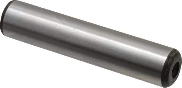Value Collection - 5/8" Diam x 3" Pin Length Grade 8 Alloy Steel Pull Out Dowel Pin - 1 Rounded & 1 Threaded End - Industrial Tool & Supply