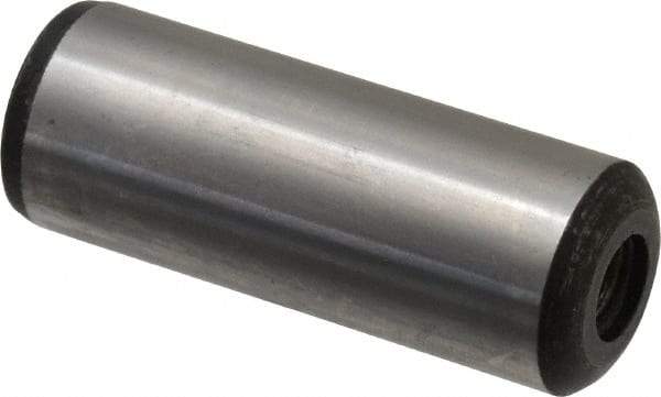 Value Collection - 3/4" Diam x 2" Pin Length Grade 8 Alloy Steel Pull Out Dowel Pin - 1 Rounded & 1 Threaded End - Industrial Tool & Supply