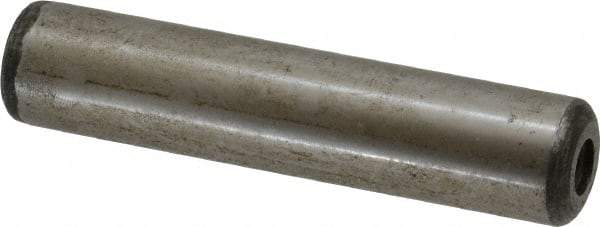 Value Collection - 3/4" Diam x 3-1/2" Pin Length Grade 8 Alloy Steel Pull Out Dowel Pin - 1 Rounded & 1 Threaded End - Industrial Tool & Supply