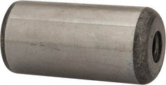 Value Collection - 1" Diam x 2" Pin Length Grade 8 Alloy Steel Pull Out Dowel Pin - 1 Rounded & 1 Threaded End - Industrial Tool & Supply