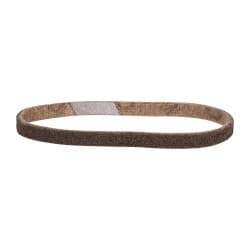 3M - 1/2" Wide x 18" OAL, Aluminum Oxide Abrasive Belt - Aluminum Oxide, Coarse, Nonwoven, Series SC-BS - Industrial Tool & Supply