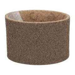 3M - 3-1/2" Wide x 15-1/2" OAL, Aluminum Oxide Abrasive Belt - Aluminum Oxide, Coarse, Nonwoven, Series SC-BS - Industrial Tool & Supply