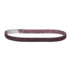 3M - 1/2" Wide x 18" OAL, Aluminum Oxide Abrasive Belt - Aluminum Oxide, Medium, Nonwoven, Series SC-BS - Industrial Tool & Supply