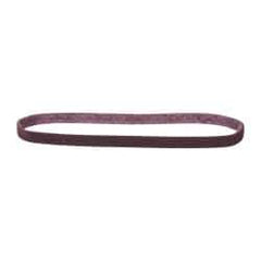 3M - 1/2" Wide x 24" OAL, Aluminum Oxide Abrasive Belt - Aluminum Oxide, Medium, Nonwoven, Series SC-BS - Industrial Tool & Supply
