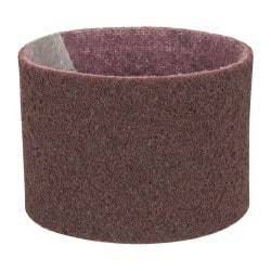 3M - 3-1/2" Wide x 15-1/2" OAL, Aluminum Oxide Abrasive Belt - Aluminum Oxide, Medium, Nonwoven, Series SC-BS - Industrial Tool & Supply