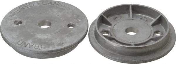 3M - Deburring Wheel Flange - Compatible with 3" Diam x 1/2" Hole Deburring Wheels - Industrial Tool & Supply