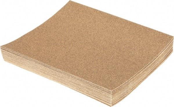 Value Collection - 60 Grit, Aluminum Oxide Sanding Sheet - 11" Long x 9" Wide, Medium Grade, D Weighted Paper Backing - Industrial Tool & Supply