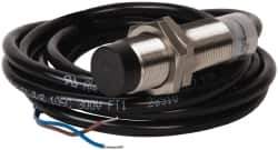Eaton Cutler-Hammer - NPN, 8mm Detection, Cylinder Unshielded, Inductive Proximity Sensor - 2 Wires, IP67, 20 to 250 VAC, M18x1 Thread, 2.6 Inch Long - Industrial Tool & Supply