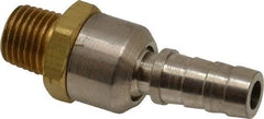 Coilhose Pneumatics - 1/4 Male NPT Pneumatic Hose Ball Swivel - Brass - Industrial Tool & Supply