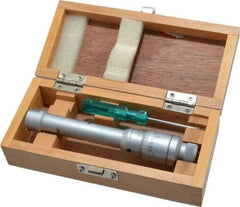 SPI - 0.8 to 1", 3.15" Gage Depth, Mechanical Inside Micrometer - 0.0002" Graduation, 0.0002" Accuracy, Ratchet Stop Thimble - Industrial Tool & Supply