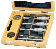 SPI - 0.15 to 0.275", Carbide, Hole Mechanical Inside Micrometer Set - 0.0001" Graduation, Ratchet Stop Thimble, (2) Setting Rings Included - Industrial Tool & Supply
