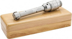 SPI - 0.65 to 0.8", 2.36" Gage Depth, Mechanical Inside Hole Micrometer - 0.0002" Graduation, 0.0002" Accuracy, Ratchet Stop Thimble - Industrial Tool & Supply