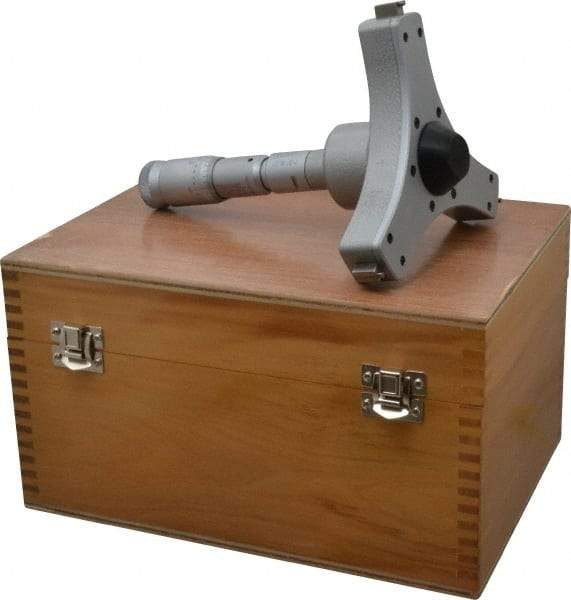 SPI - 7 to 8", 5.51" Gage Depth, Mechanical Inside Hole Micrometer - 0.0002" Graduation, 0.0008" Accuracy, Ratchet Stop Thimble - Industrial Tool & Supply