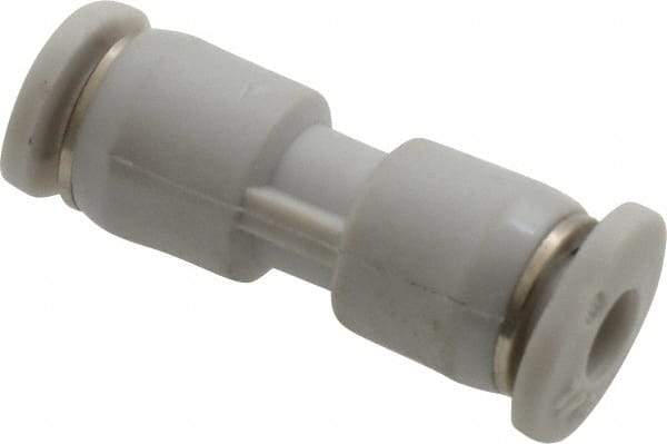 Norgren - 1/8" Tube OD, Brass Push-to-Connect Tube Union - Tube to Tube Connection, 145 Max psi, Nitrile O-Ring, 0 to 175°F Working Temp - Industrial Tool & Supply