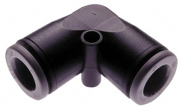 Norgren - 1/8" Tube OD, Brass Push-to-Connect Tube Union Elbow - Tube to Tube Connection, 150 Max psi, Nitrile O-Ring, 0 to 175°F Working Temp - Industrial Tool & Supply