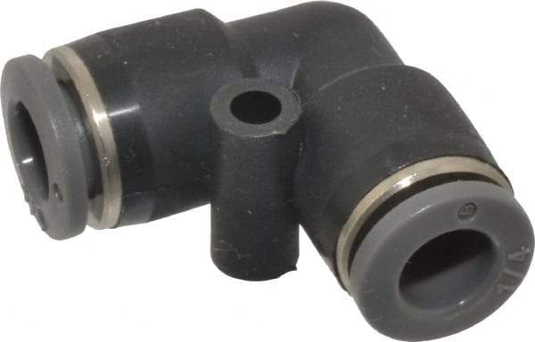 Norgren - 1/4" Tube OD, Brass Push-to-Connect Tube Union Elbow - Tube to Tube Connection, 150 Max psi, Nitrile O-Ring, 0 to 175°F Working Temp - Industrial Tool & Supply