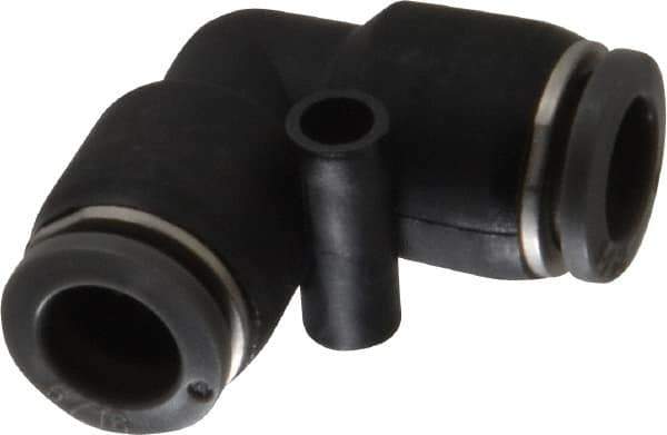 Norgren - 5/16" Tube OD, Brass Push-to-Connect Tube Union Elbow - Tube to Tube Connection, 150 Max psi, Nitrile O-Ring, 0 to 175°F Working Temp - Industrial Tool & Supply