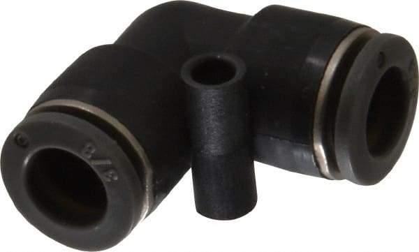 Norgren - 3/8" Tube OD, Brass Push-to-Connect Tube Union Elbow - Tube to Tube Connection, 150 Max psi, Nitrile O-Ring, 0 to 175°F Working Temp - Industrial Tool & Supply