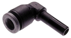 Norgren - 4mm Tube OD, Brass Push-to-Connect Tube Stem Elbow - Tube to Stem Connection, 150 Max psi, Nitrile O-Ring, 0 to 175°F Working Temp - Industrial Tool & Supply