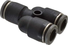 Norgren - 5/16" Tube OD, Brass Push-to-Connect Tube Parallel Y - 150 Max psi, Tube to Tube Connection, Nitrile O-Ring, 0 to 175°F Working Temp - Industrial Tool & Supply