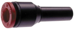 Norgren - 1/2" Tube OD, Brass Push-to-Connect Tube Straight Stem - 150 Max psi, Nitrile O-Ring, 0 to 175°F Working Temp - Industrial Tool & Supply