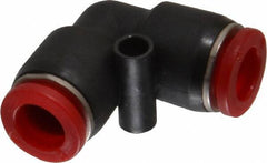 Norgren - 8mm Tube OD, Brass Push-to-Connect Tube Union Elbow - Tube to Tube Connection, 150 Max psi, Nitrile O-Ring, 0 to 175°F Working Temp - Industrial Tool & Supply